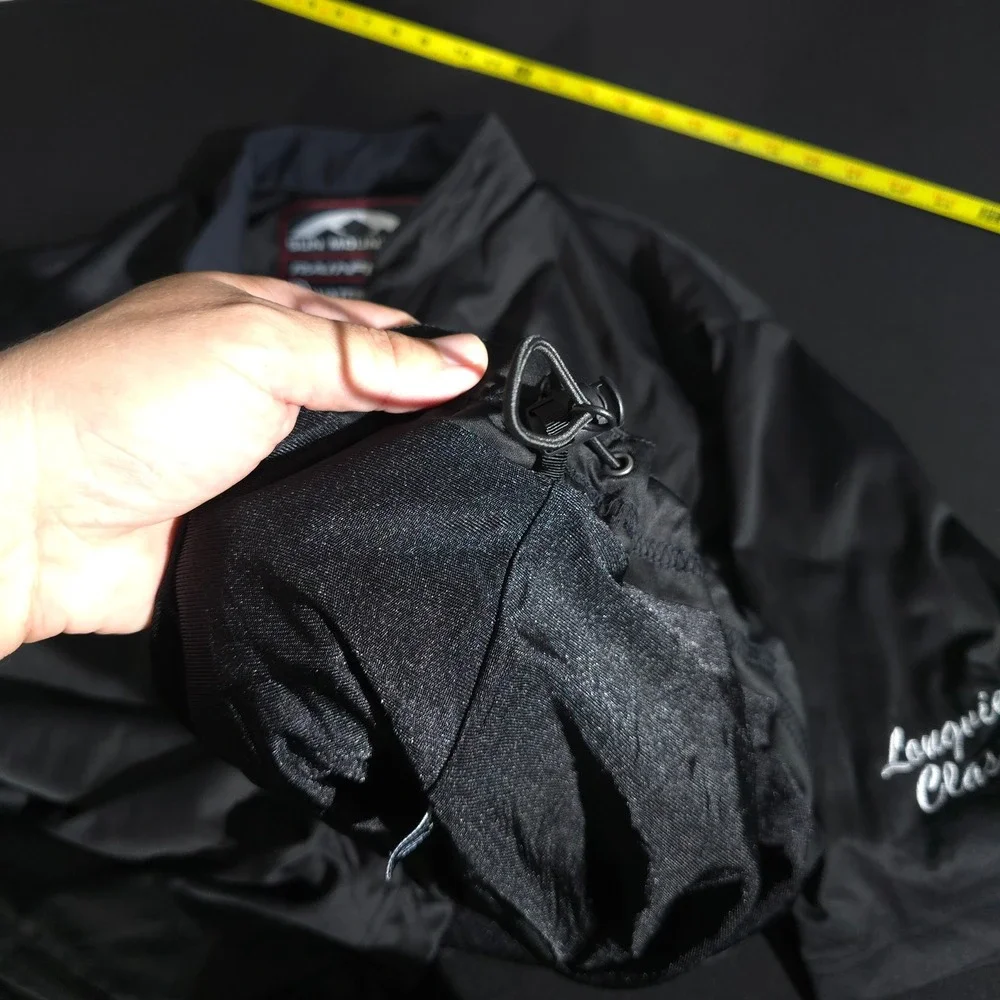 Sun Mountain Rainflex Pullover Men XL Black Short Sleeve Golf Rain Shirt 1/4 Zip